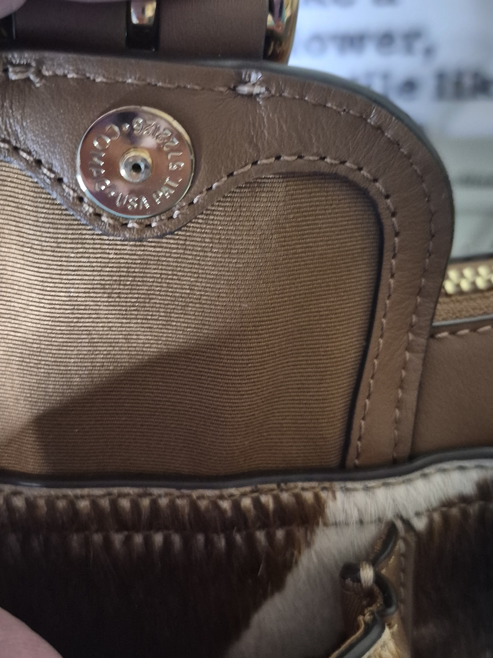 Coach Ashton Cowprint-CDW47 - Picture 6 of 14